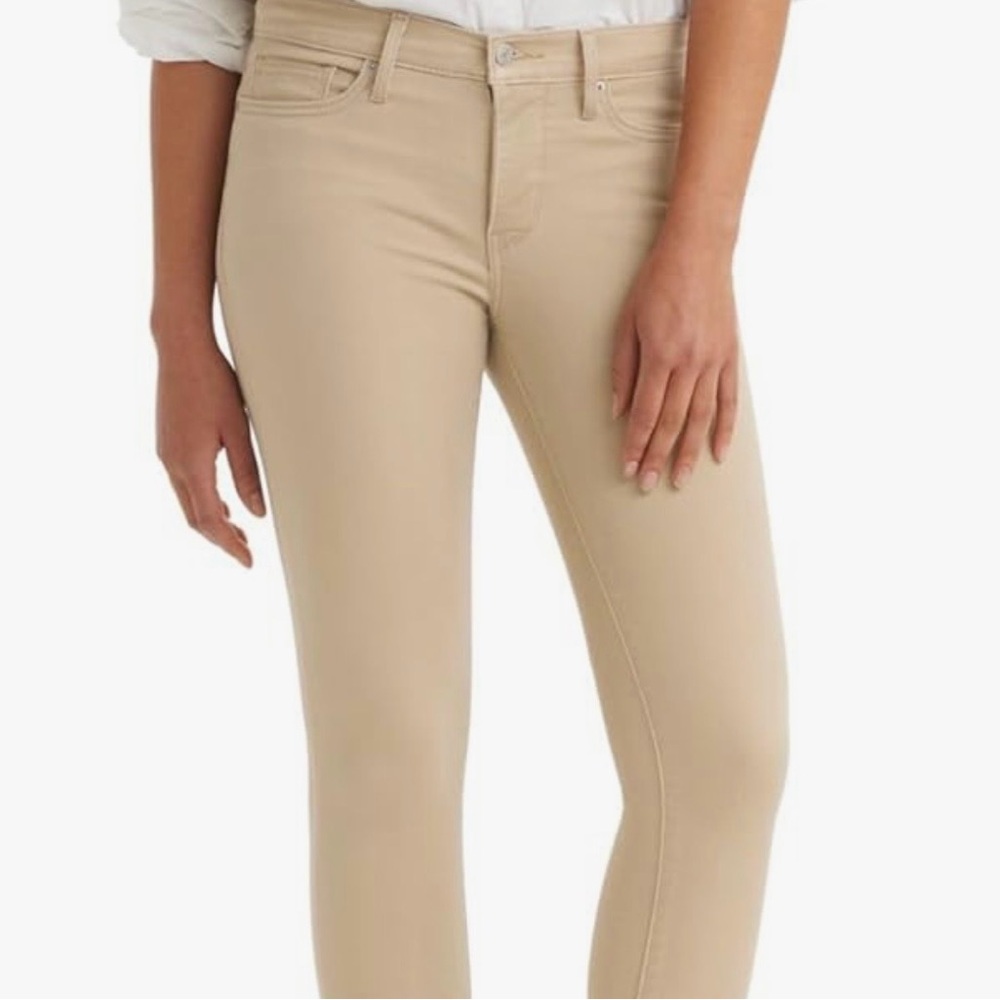 Levi's Women's Tan 711 Skinny Pants 28